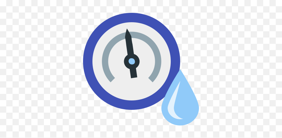 Humidity Icon In Color Style - Relative Humidity Sensor Icon Png,Moisture Icon