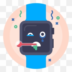 Apple Avatar Illness Sick Watch Free Icon Of Xmas - png