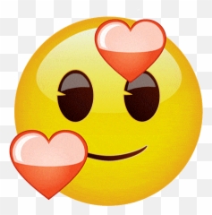 Emoji Stickers - Smiling Face With Hearts Gif png