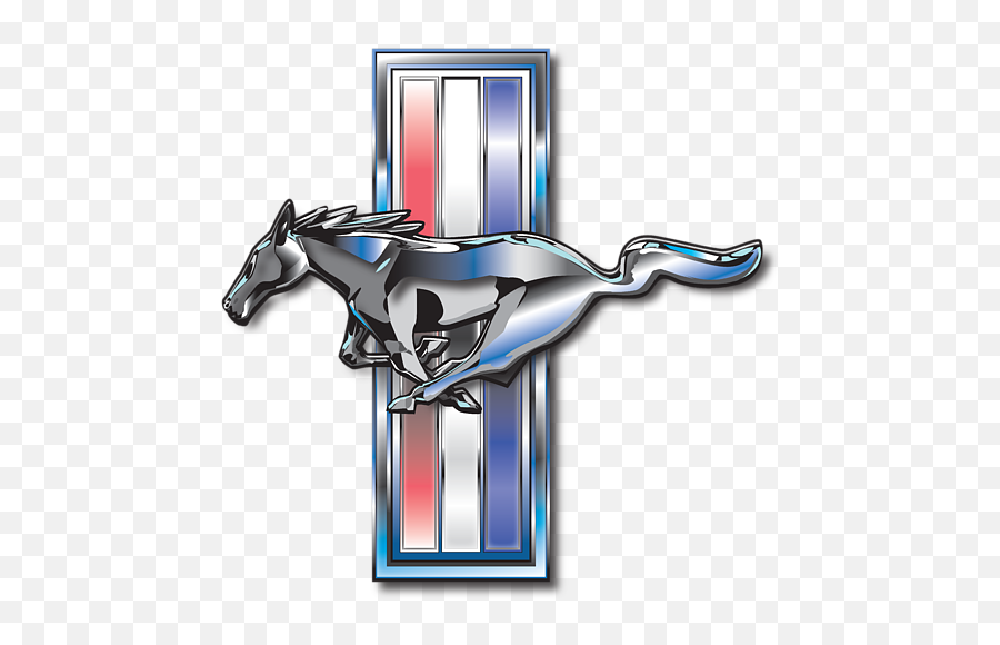 Ford Mustang Emblem Greeting Card - Logo Transparant Ford Mustang Png,Corvette Rebuilding An Icon