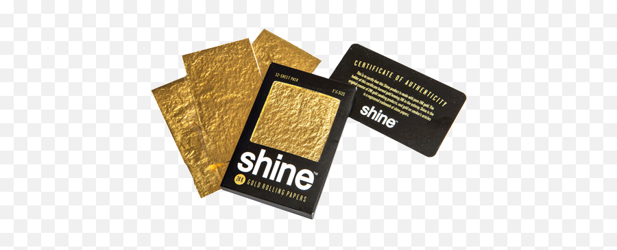 Shine 24k Gold Rolling Papers Png