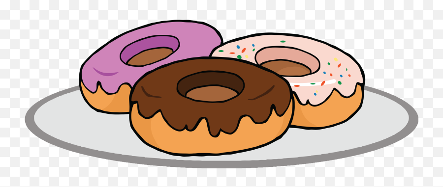 Free Donuts Transparent Background - Transparent Background Donut Clipart Png,Donut Transparent Background