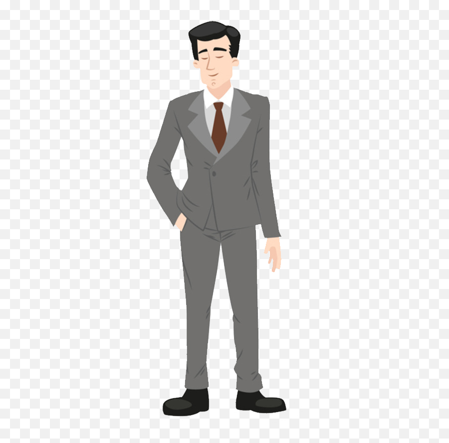 Suit Cartoon Transparent U0026 Png Clipart Free Download - Ywd Man In Suit Clipart Png,Man Clipart Png