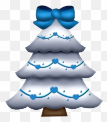 Light Colors Christmas Lights Tree - Baby Blue Clip Art png