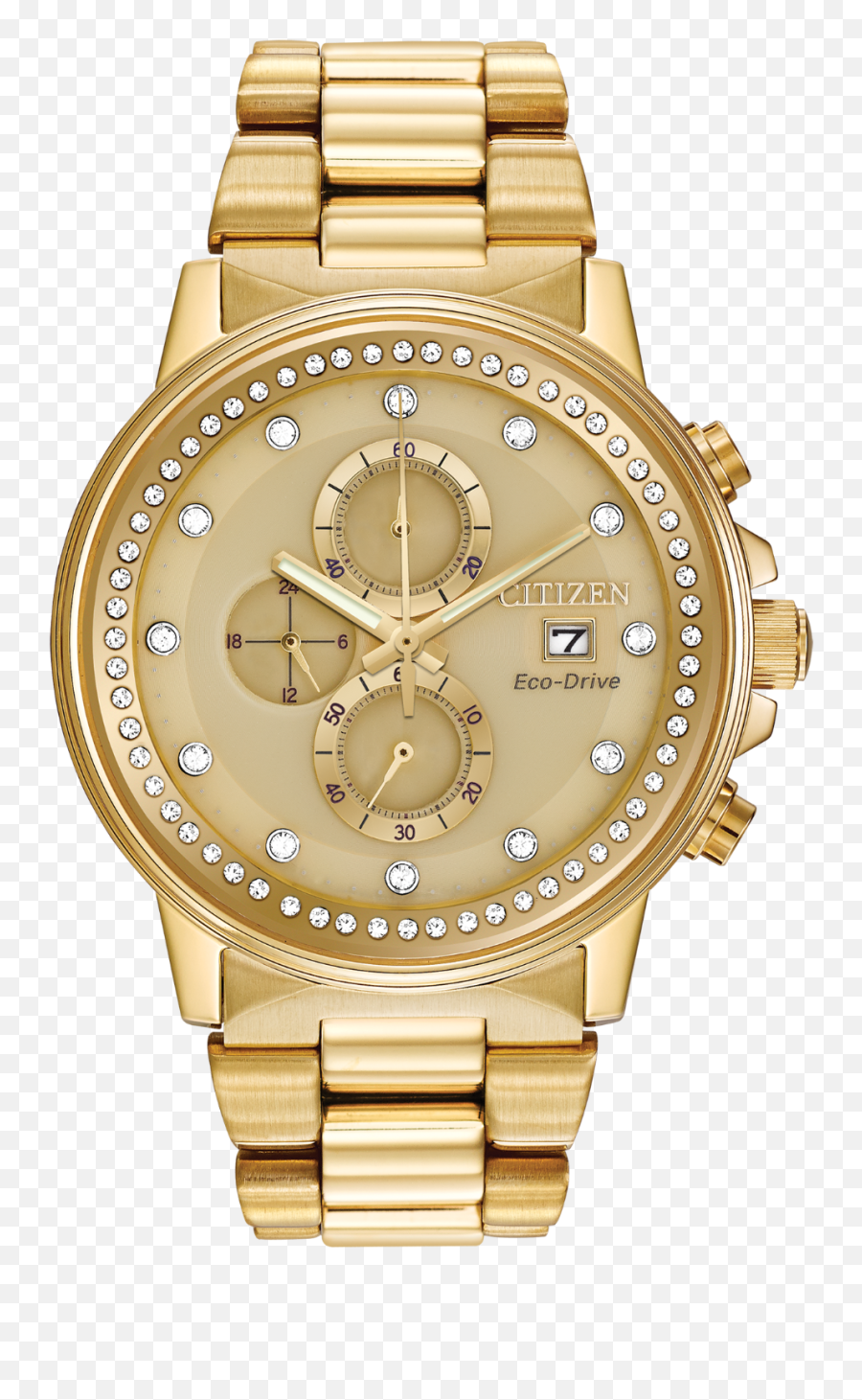 Download Chandler - Gold Eco Drive Citizen Watches Png,Watch Transparent Background