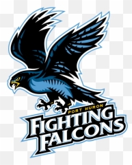 Make A Hockey Logo Michigan Junior Fighting - Port Huron Fighting Falcons Png,Falcons Logo Png