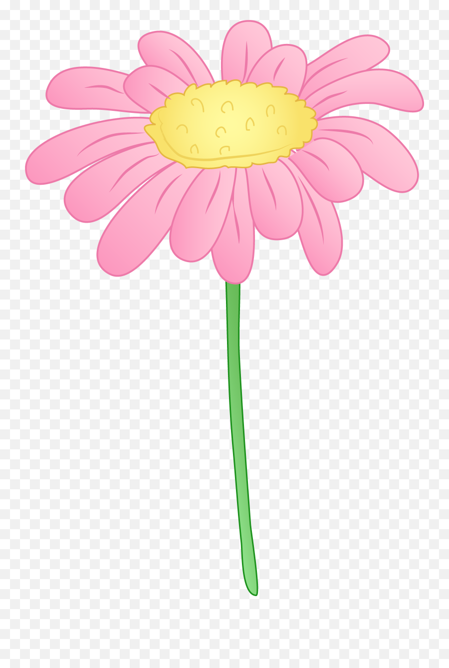 Library Of Flower Cartoon Png Free Files - Cartoon Image Single Flowers,Flower Cartoon Png