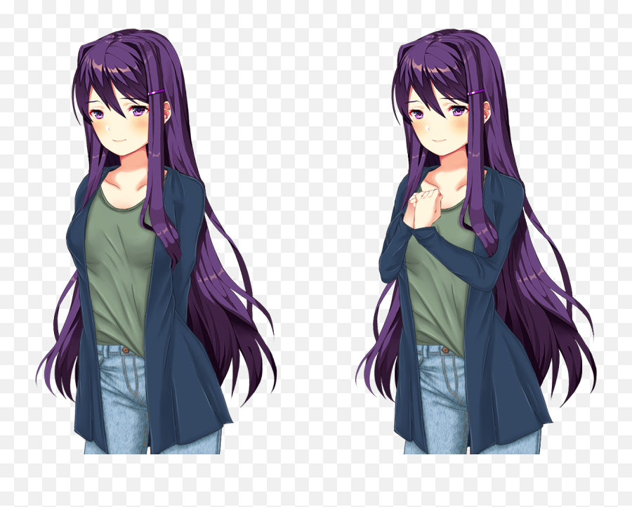 Casual Yuri Justyuri - Yuri Ddlc Boobs Png,Yuri Png