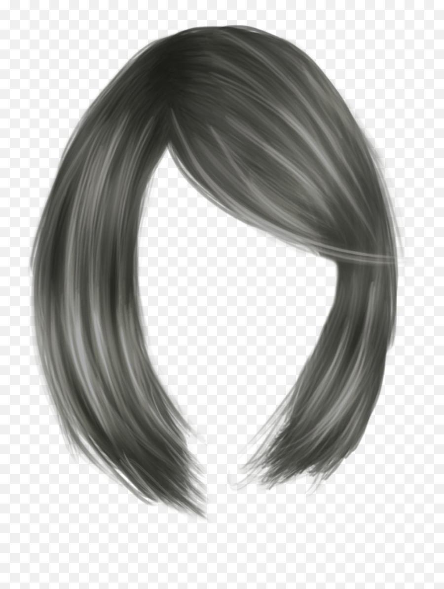 Hair Wig Png - Grey Hair Wig Transparent,Wig Png