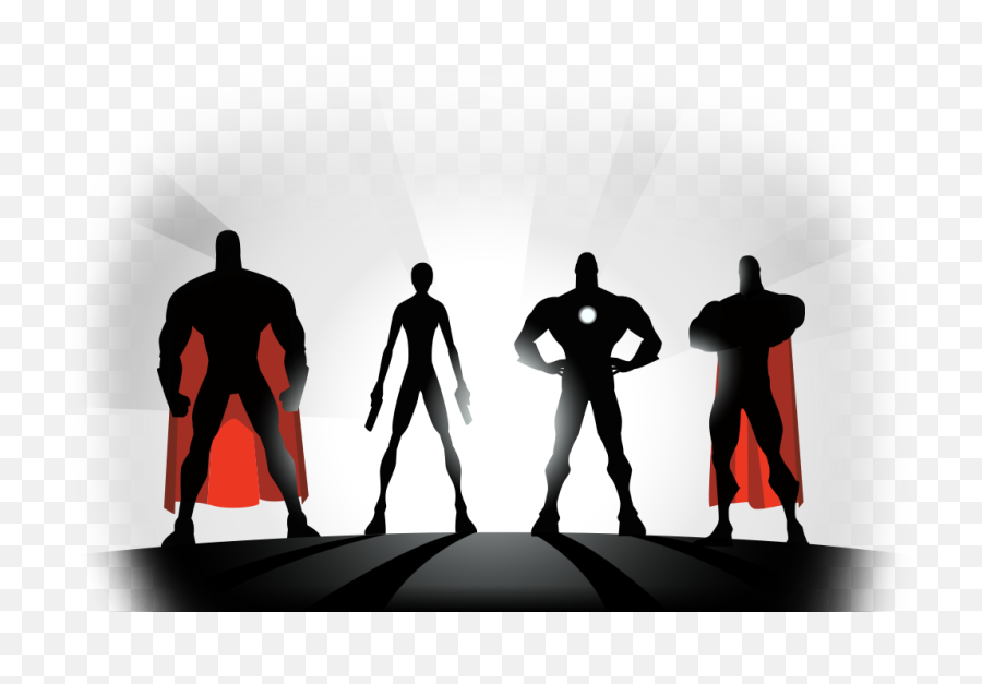 Projects Team U2013 Nas Solutions - Super Hero Project Team Png,Superhero Silhouette Png