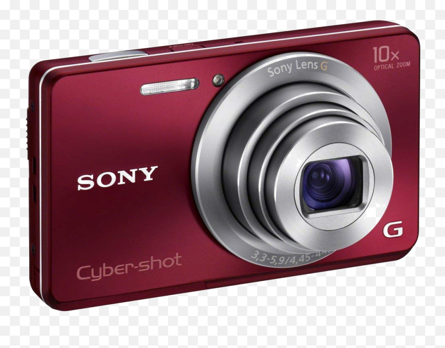 161 Megapixel W Series 10x Optical Zoom Cyber - Shot Compact Sony Cyber Shot G Colours Png,Red Camera Png