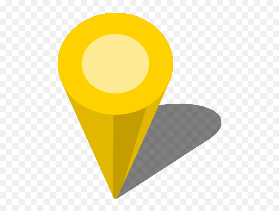 Pin Yellow7 - 3d Location Icon For Map Png,Location Pin Png
