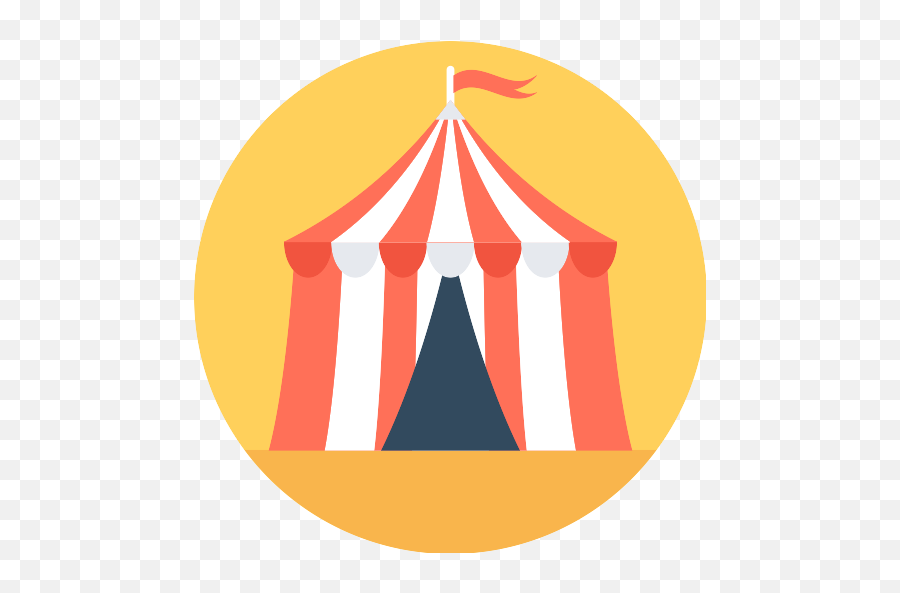 Tent Circus Png Icon - Icono Carpa Circo,Circus Png