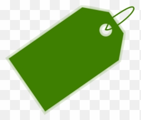 Price Tags Png Download Free Clip Art - Blank Green