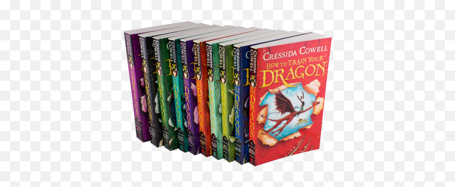 Download Hd How To Train Your Dragon Collection 10 Books Box - Book Cover Png,How To Train Your Dragon Png