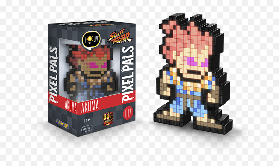 Pixel Pals Street Fighter Akuma - Pixel Pals Street Fighter Png,Akuma Png