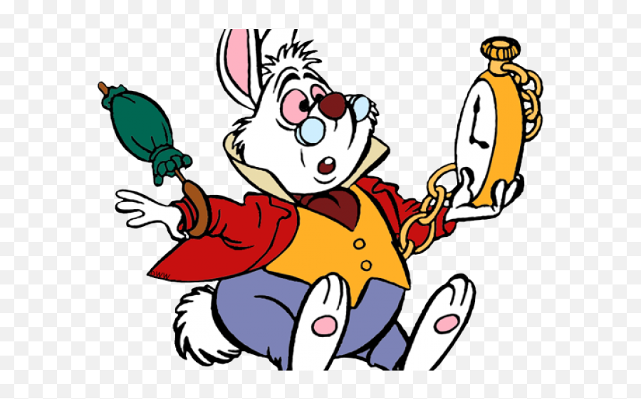 Wonderland Clipart White Rabbit - Alice In Wonderland Rabbit Png,Alice In Wonderland Transparent