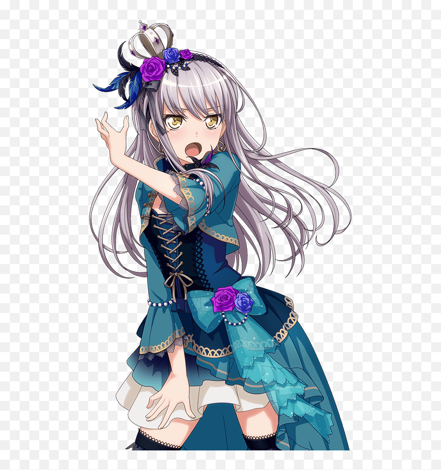 Yukina Minato - Pure Overlapping Blue Roses Cards List Roselia Yukina Costume Png,Minato Png