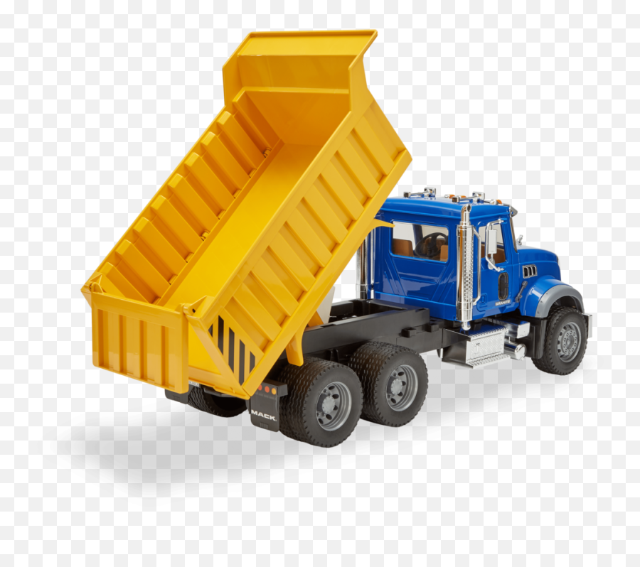 Bruder Toys Mack Granite Halfpipe Dump - Trailer Truck Png,Dump Truck Png