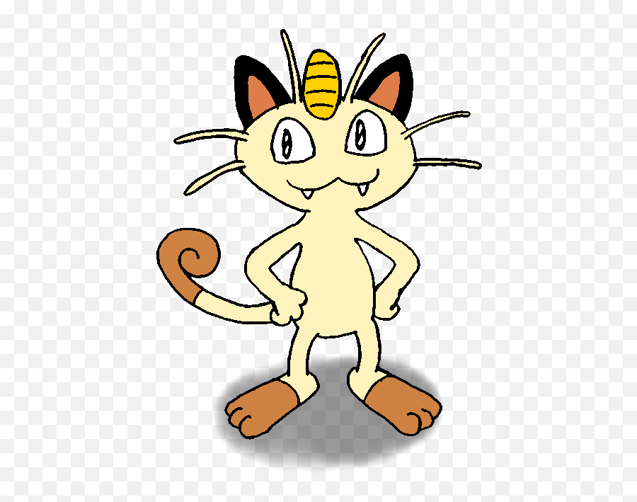 Meowth - Cartoon Png,Meowth Png