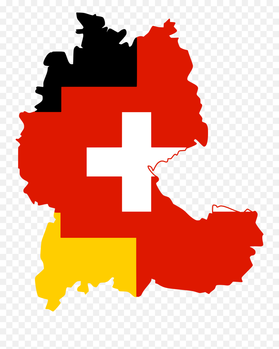 German Language - German Language Flag Map Png,Nazi Flag Png