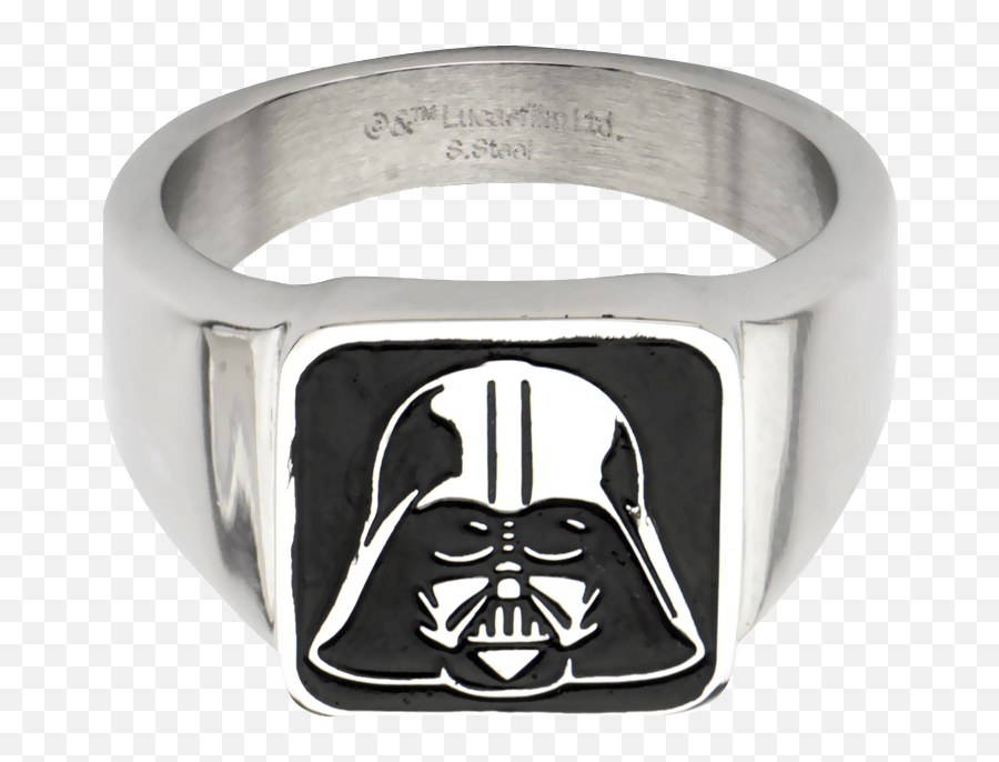 Download Darth Vader Helmet Signet Ring - Stainless Steel Darth Vader Png,Darth Vader Helmet Png