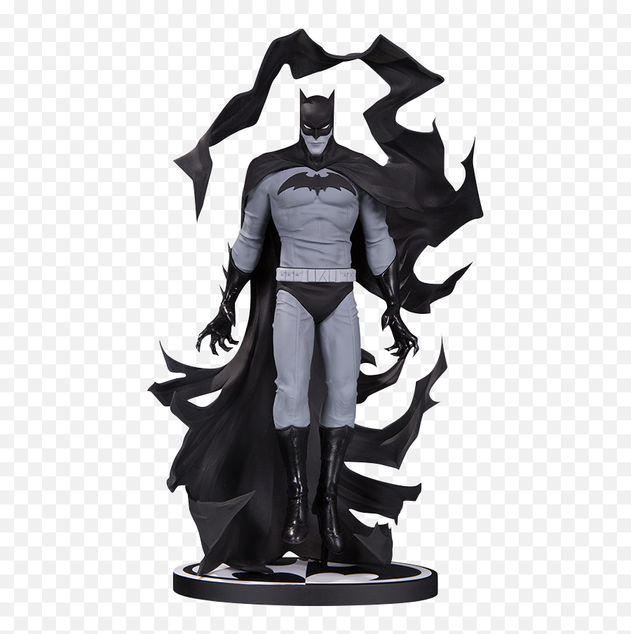 Batman Statue Comic Art - Batman Black White Statue By Becky Cloonan Png,Batman Comic Png