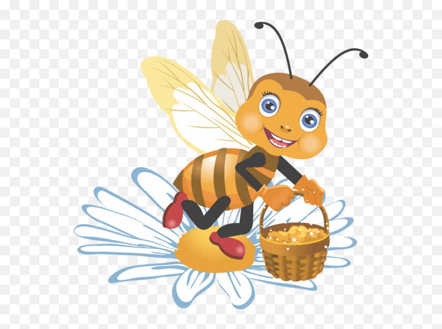 Download Bee Clipart Milk And Honey My Flying - Cartoon Insects Png,Bee Clipart Png