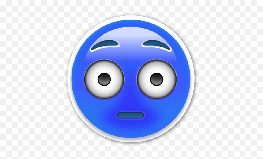 Blue Man Group - Emoji Faces Png,Embarrassed Emoji Png