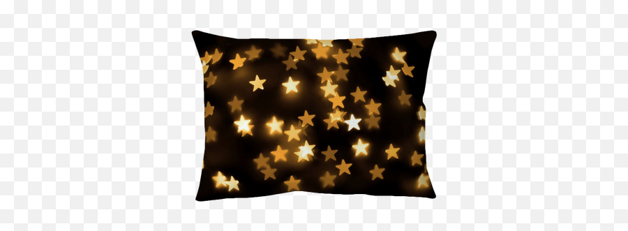 Gold Stars Bokeh Background Throw Pillow U2022 Pixers - We Live To Change Star Bokeh Png,Gold Star Transparent Background