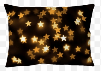Gold Stars Bokeh Background Throw Pillow U2022 Pixers - We Live To Change Star Bokeh Png,Gold Star Transparent Background