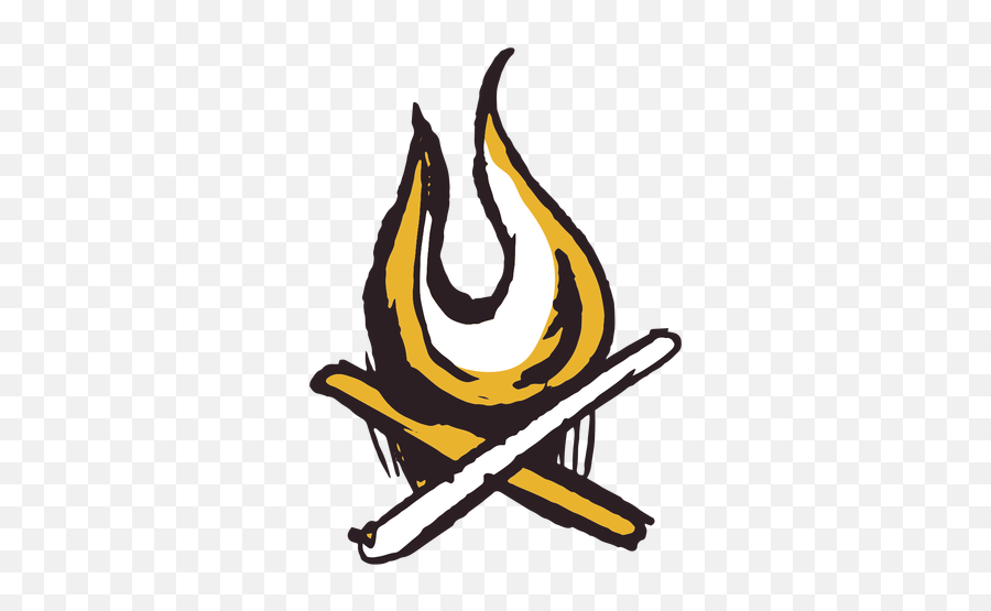 Brush Stroke Wood Fire Yellow Icon - Transparent Png U0026 Svg Language,Transparent Brush Stroke