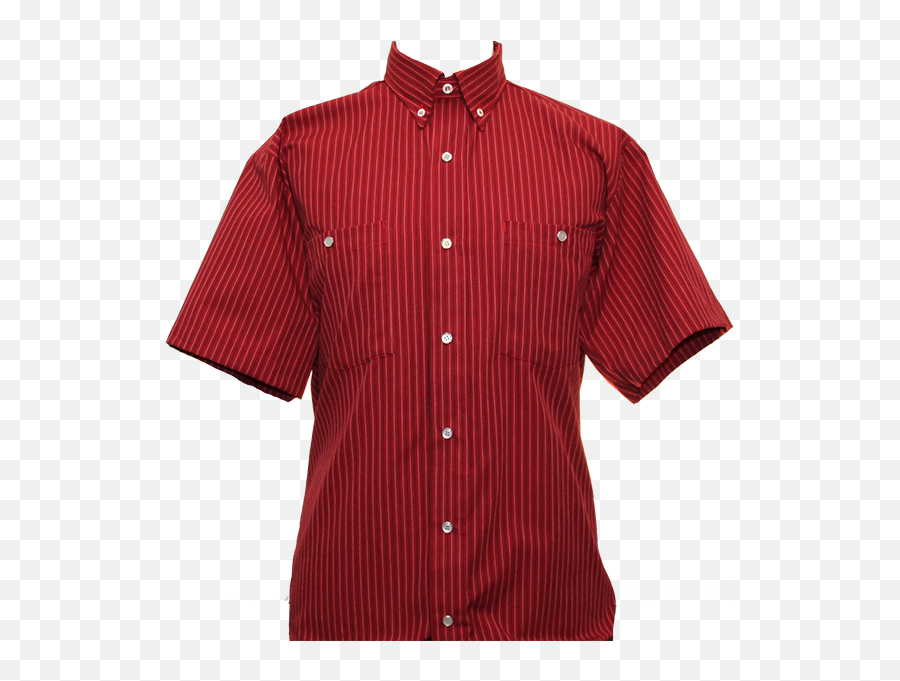 Red Pinstripe Work Shirt - Solid Png,Pinstripe Png
