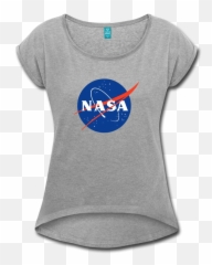Detalles De Nasa Retro Look Vintage Logo Espacio Para Mujer Rollo Puño Camiseta - ver título original Nasa png