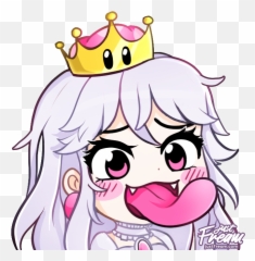 Download Boo And Princess King - Boosette Chibi Png,King Boo Png
