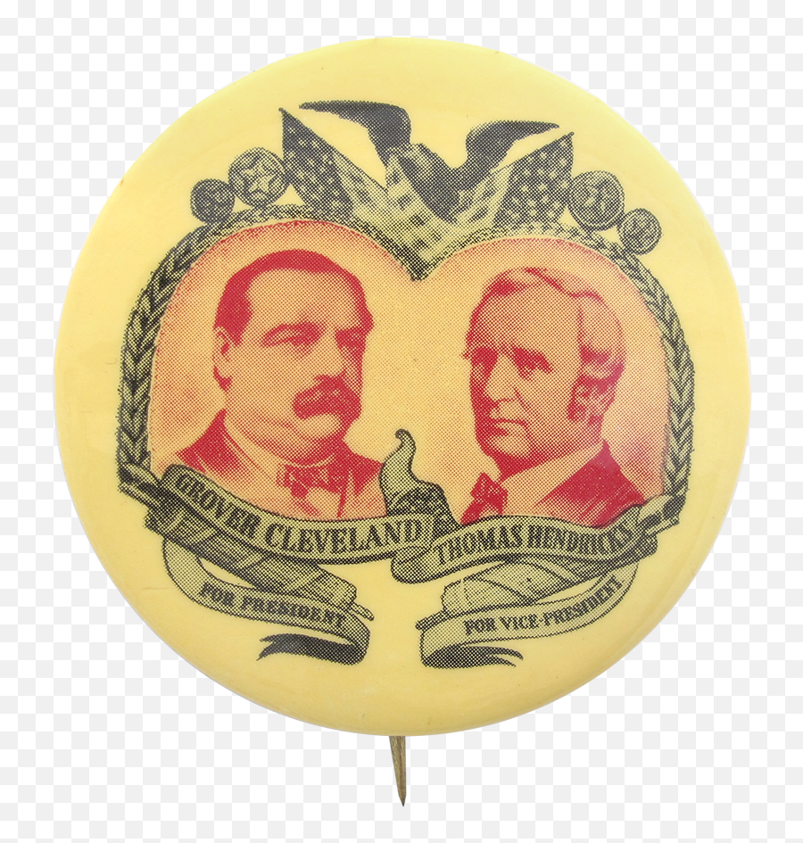 Grover Cleveland And Thomas Hendricks Busy Beaver Button - Art Png,Grover Png