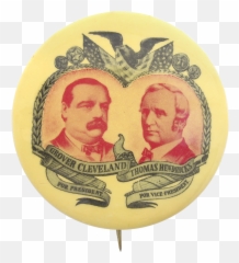 Grover Cleveland And Thomas Hendricks Busy Beaver Button - Art Png,Grover Png