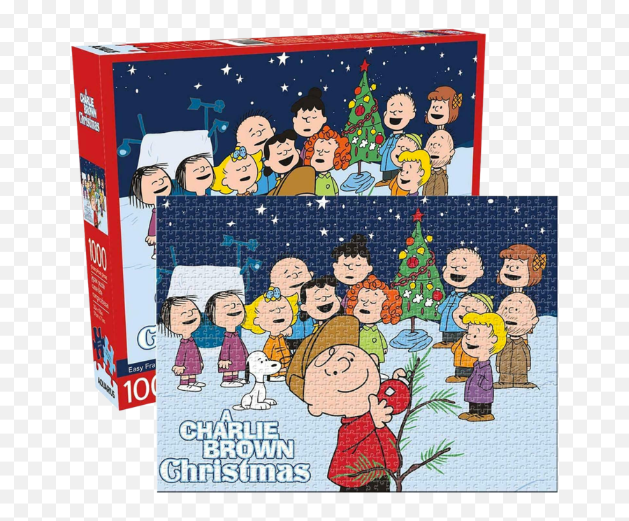 Peanuts - Charlie Brown Christmas 1000 Piece Jigsaw Puzzle 1000 Piece Charlie Brown Christmas Puzzle Png,Charlie Brown Christmas Tree Png