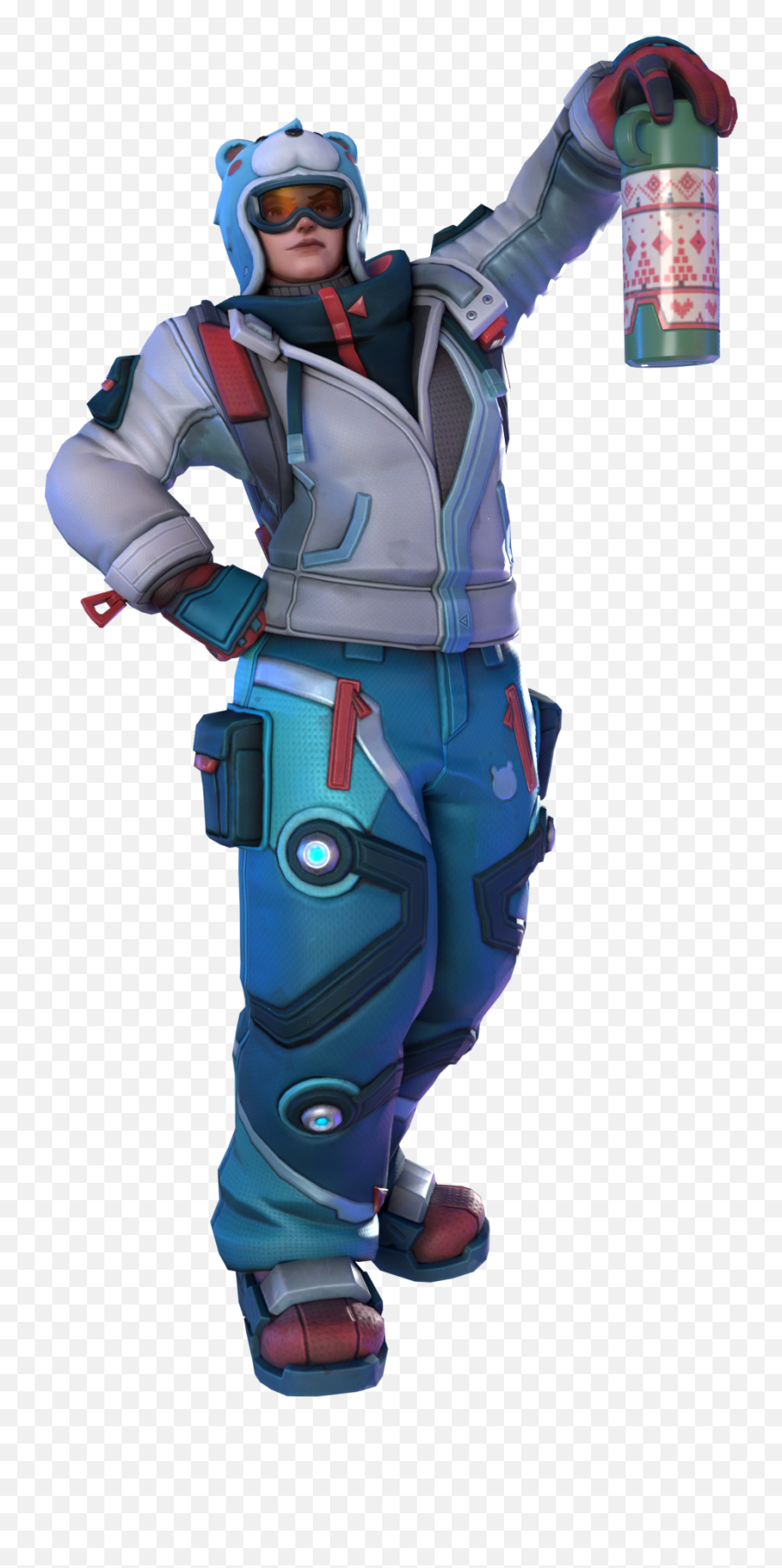 Zarya Overwatch Snowboarder Sticker Png Transparent