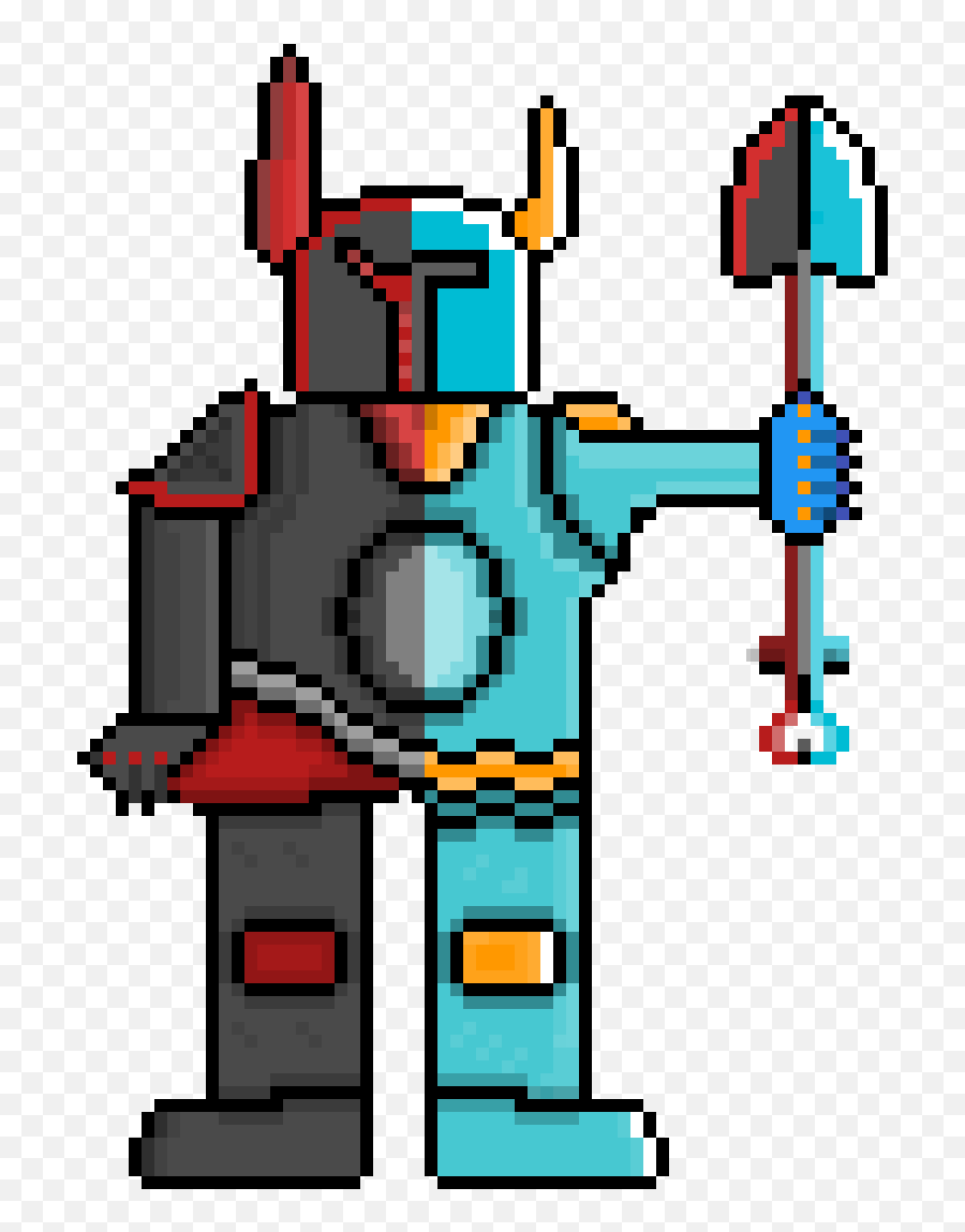 Pixilart - Two Sidesshovel Knight By Catfightgif Fictional Character Png,Shovel Knight Transparent