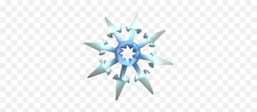 Silver Snowflake - Vertical Png,Silver Snowflake Png