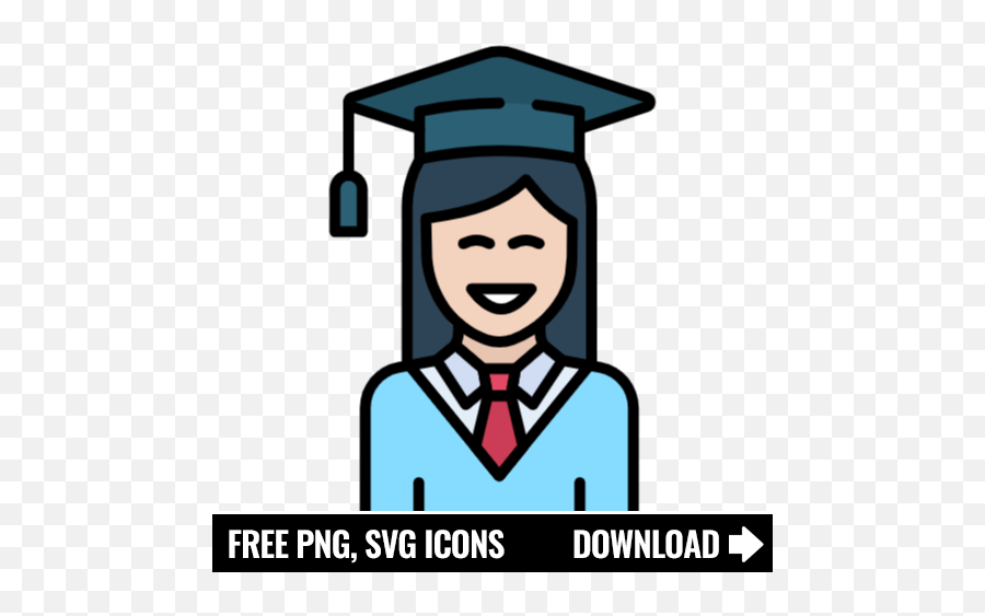 Free Student Graduation Icon Symbol - Square Academic Cap Png,Graduate Icon Vector