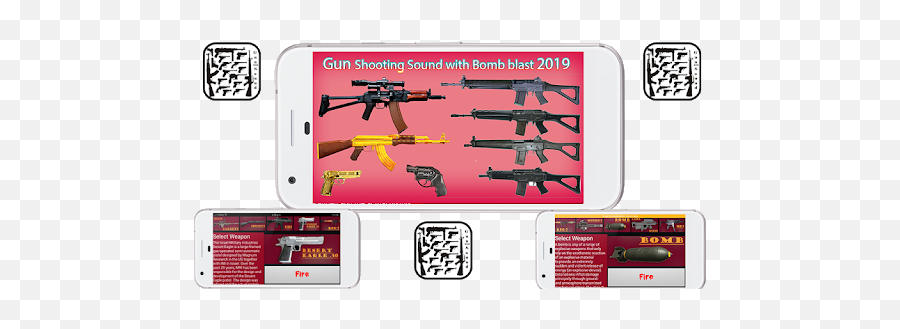 Latest Weapons Fire Sound Bomb Sounds 2019 - Apps On Google Assault Rifle Png,Gun Blast Png