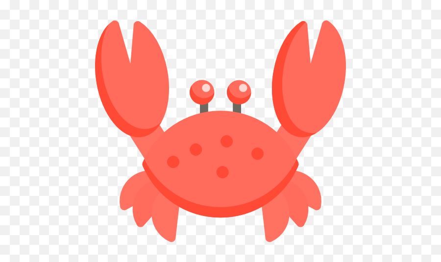 Crab - Happy Png,Hermit Crab Flat Icon