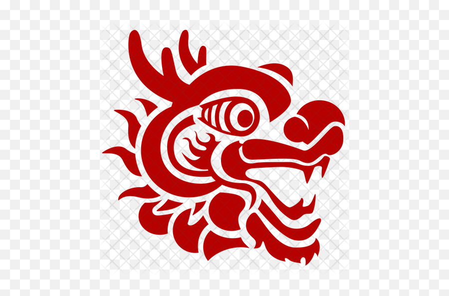 Chinese Dragon Icon Of Flat Style - Dragon Chinese New Year Symbol Png,Chinese Dragon Transparent