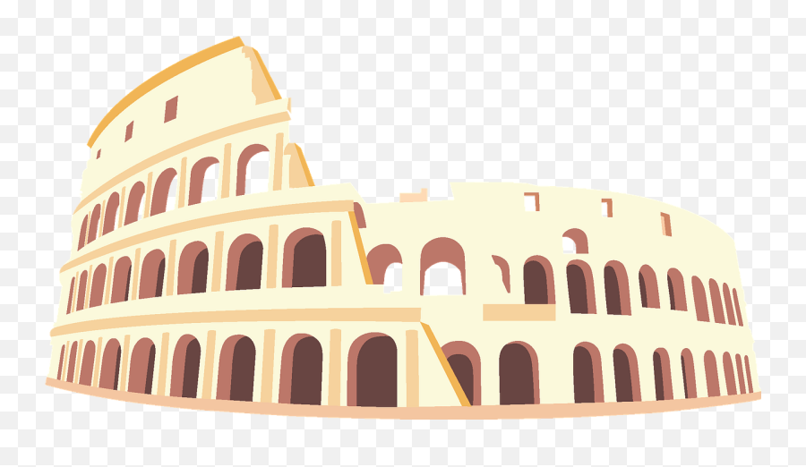 The Colosseum Clipart Free Download Creazilla - Colosseum Clipart Png,Colosseum Png