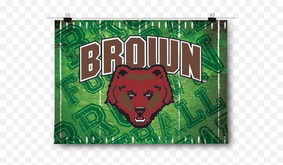 Brown University - Football Grizzly Bear Png,Brown University Logo Png