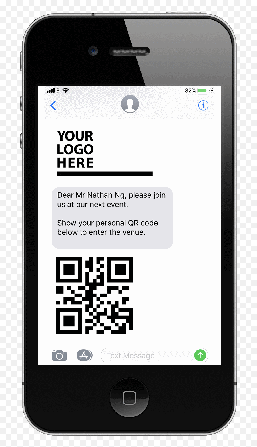 Mms And Qr Codes For Event Invitations - Sender Id In India Png,Qr Code Png