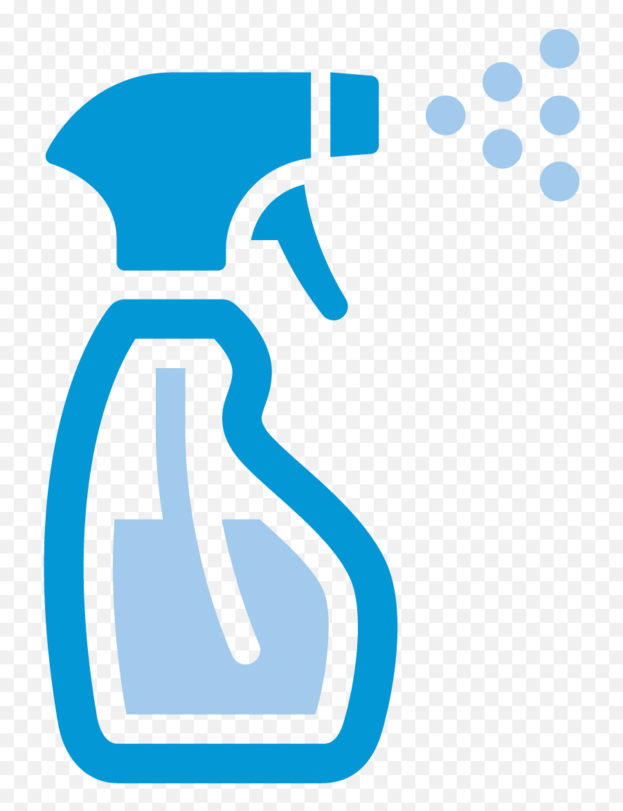 Kansas City Cleaning Service Spray Bottle - Cleaning Spray Blue Spray Bottle Icon Png,Cleaning Service Icon Png