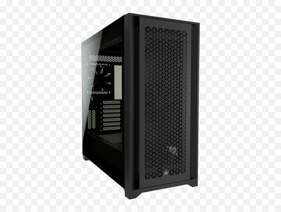 5000d Airflow Tempered Glass Mid - Tower Atx Pc Case U2014 Black Kamandalu Ubud Png,Tempered Glass Icon